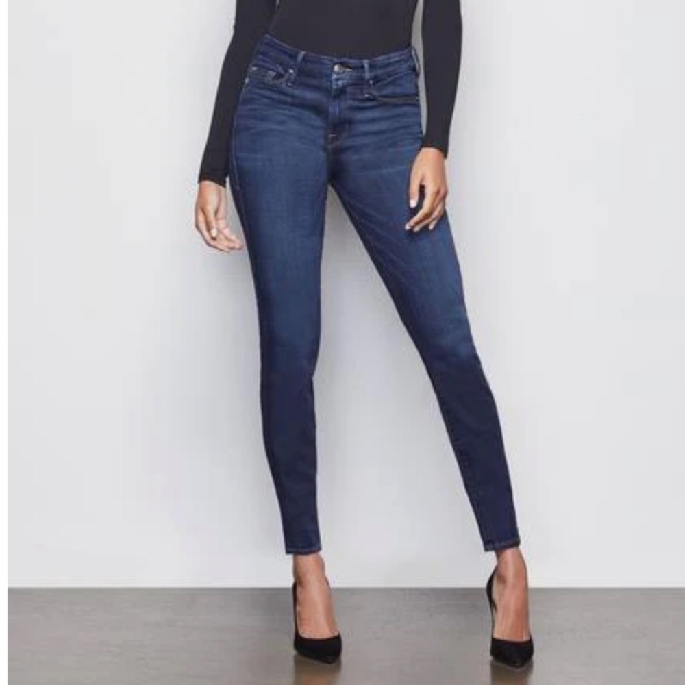 Good American - Good Legs High Rise Jeans in Blue089 Size 10